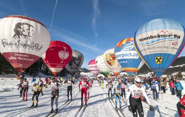 Skitrail Bewerb - 36km Strecke Tannheimer Tal - Bad Hindelang