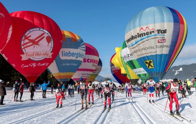 Langlaufrennen Tannheimer Tal Österreich